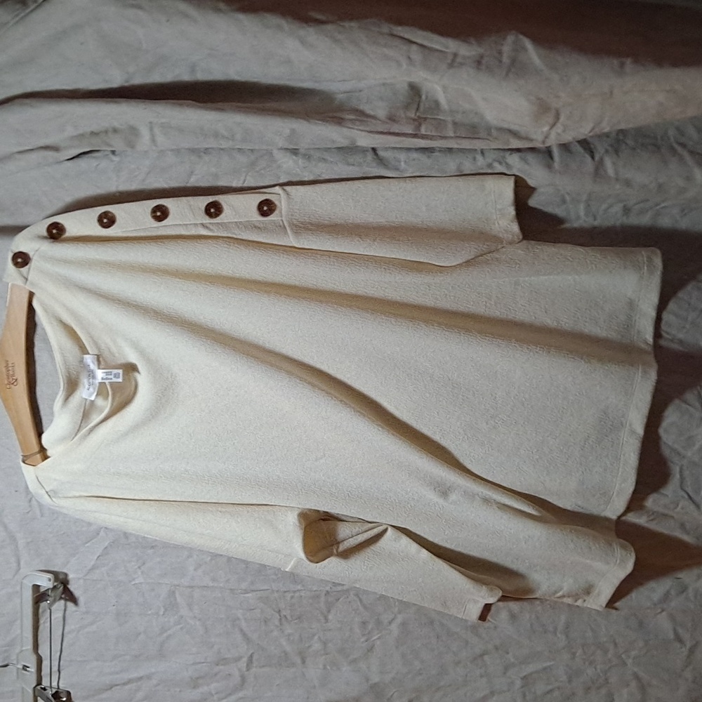 Cream tunic Addition Elle size 3X